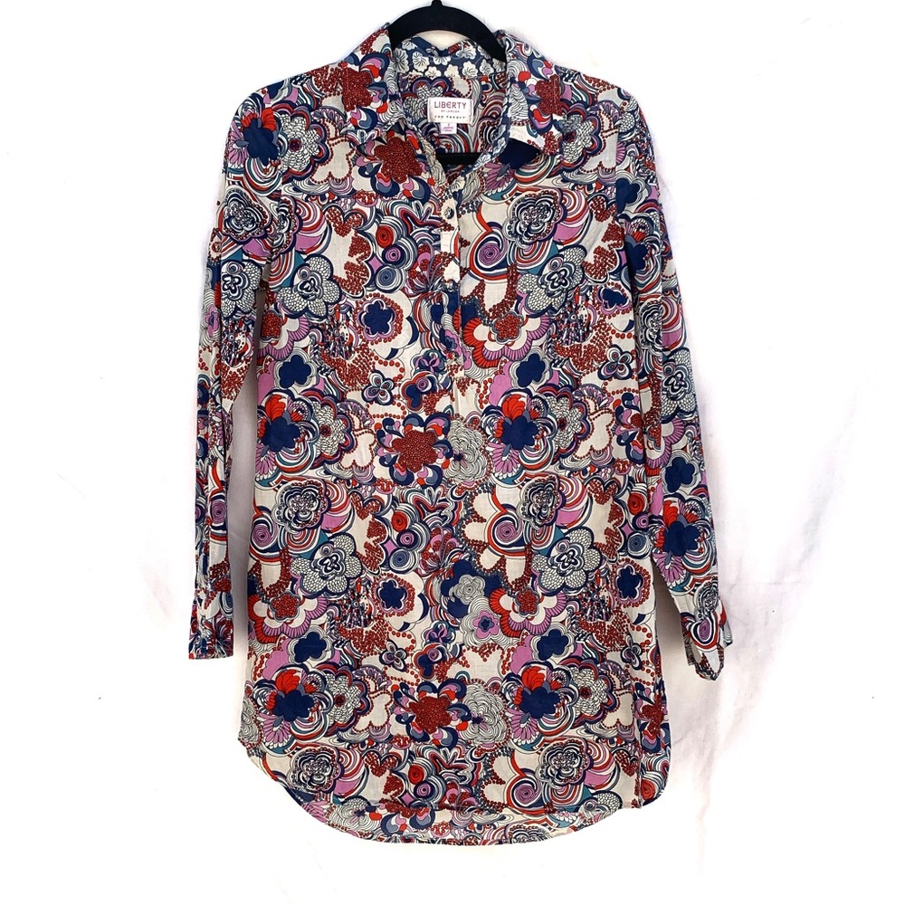 Liberty of London for Target Mod Multicolored Floral Dress Size Small